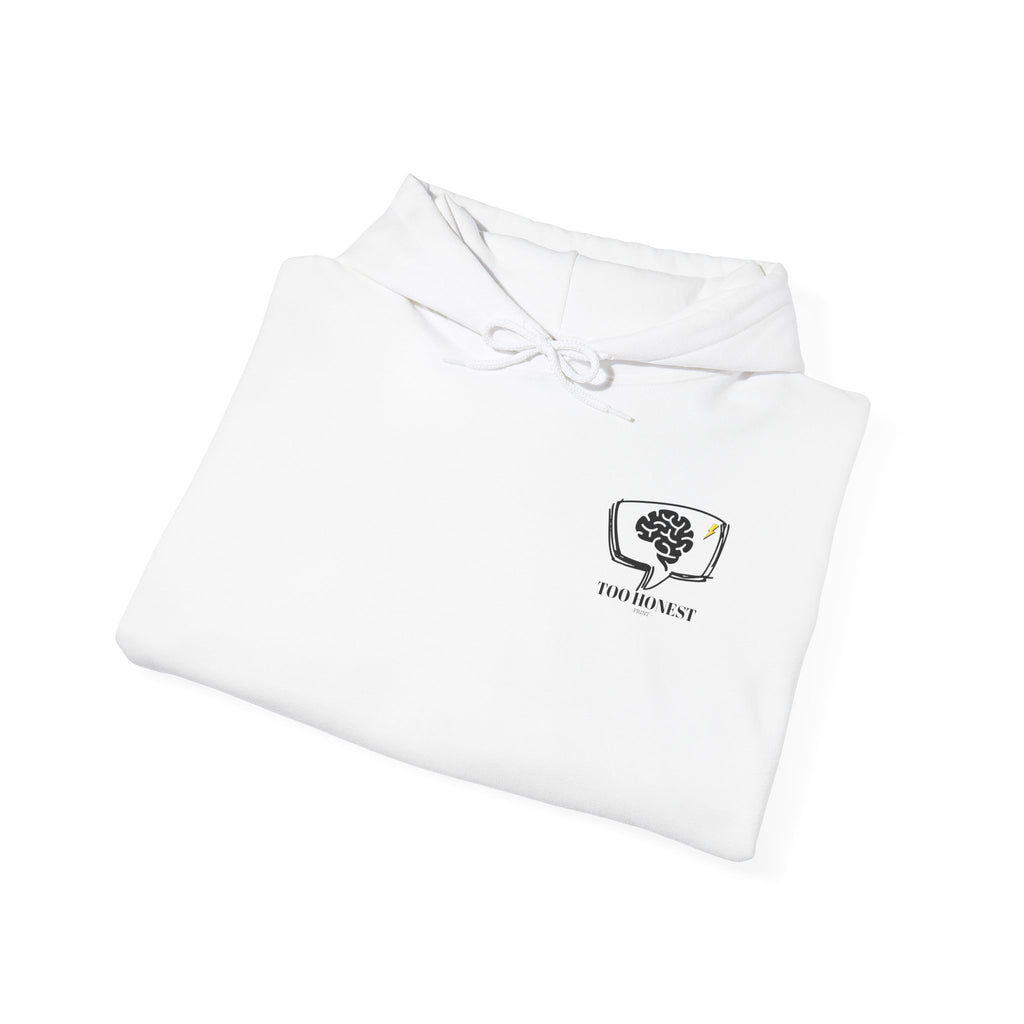 Smart Thoughts Hoodie — "Smart Thoughts. Zero Filter." Graphic Pullover